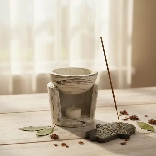 Hornillo aromático o sahumerio: ¿cuál conviene según el momento?
