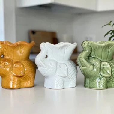 Hornito de Cerámica Elefante 10cm